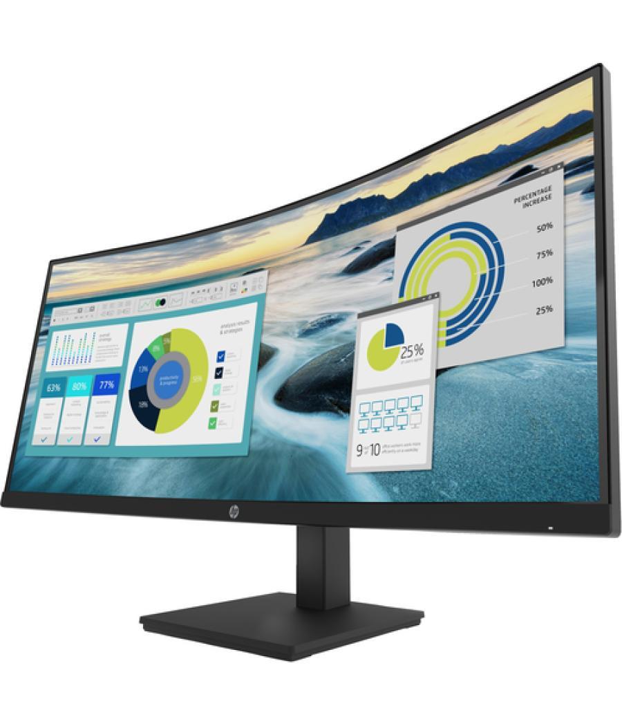 HP P34hc G4 pantalla para PC 86,4 cm (34") 3440 x 1440 Pixeles Quad HD LED Negro