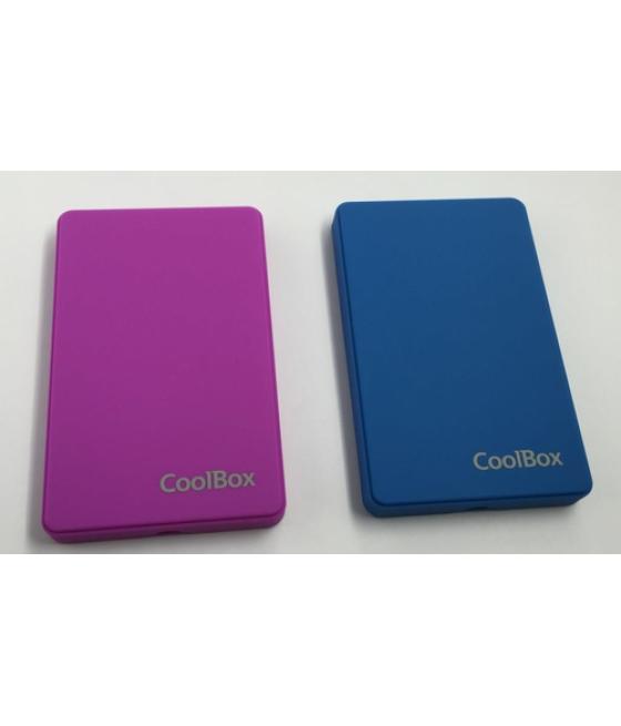 CoolBox SlimColor 2543 Carcasa de disco duro/SSD Gris 2.5"