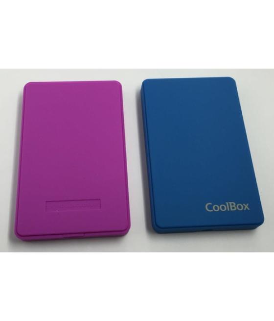 CoolBox SlimColor 2543 Carcasa de disco duro/SSD Gris 2.5"