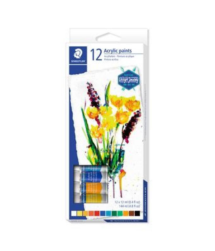 Staedtler 8500 pintura acrílica 12 ml multi tubo