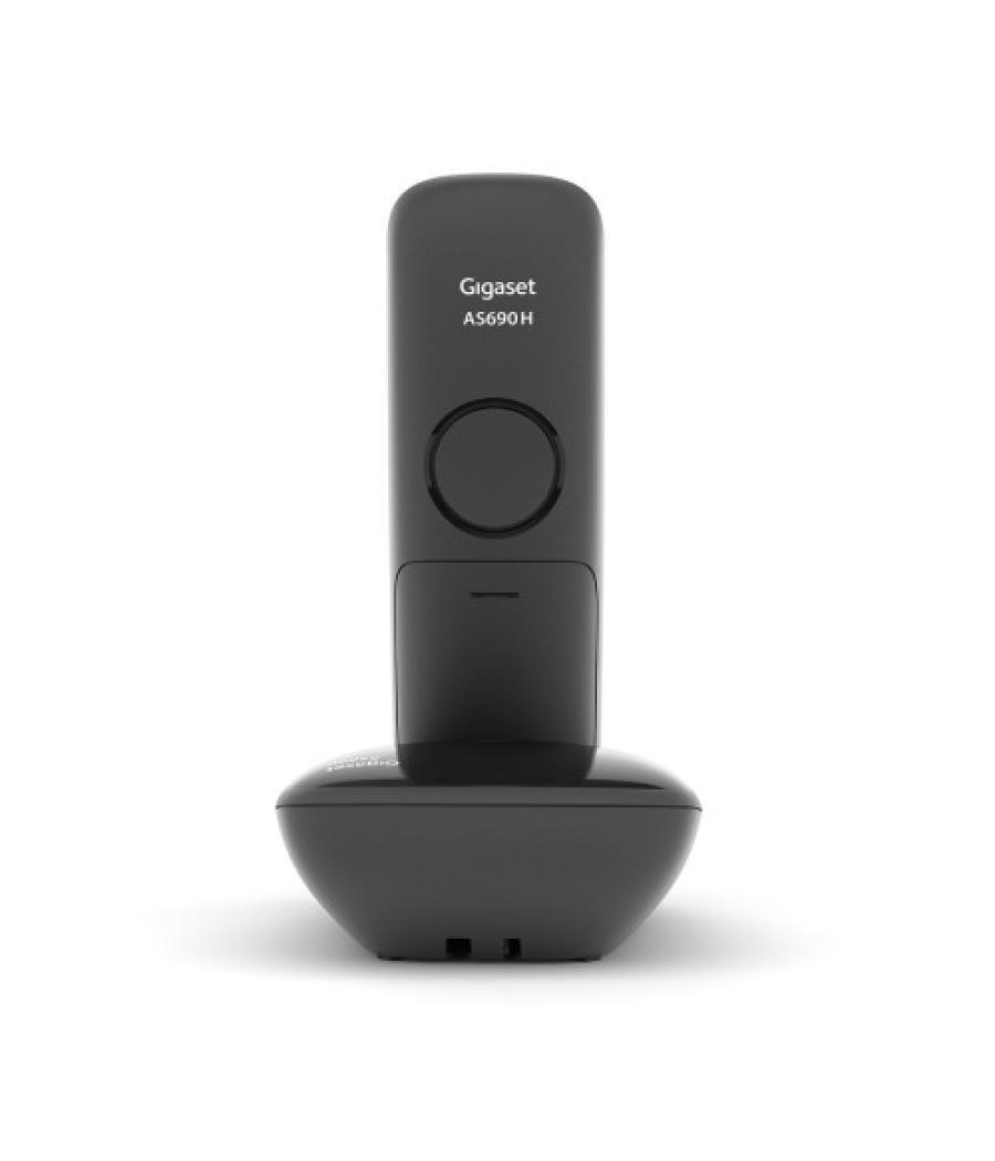 Gigaset as690 duo teléfono dect/analógico identificador de llamadas negro