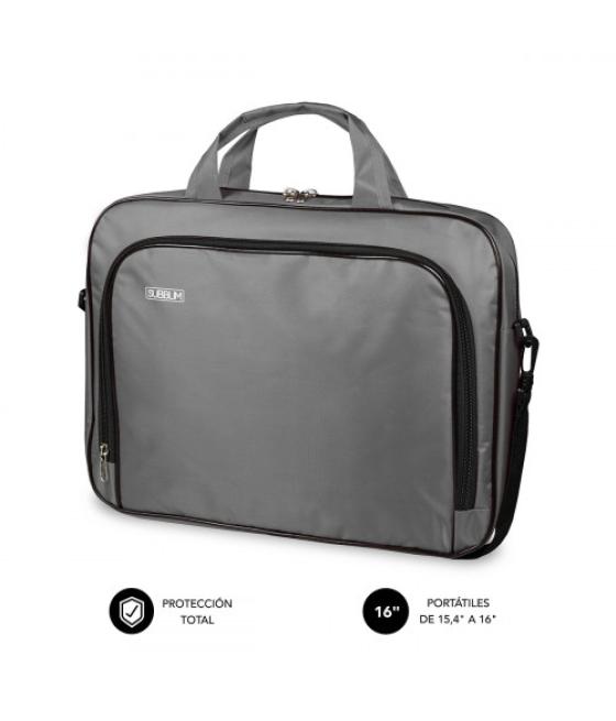 Subblim maletín ordenador oxford laptop bag 15,4-16" grey