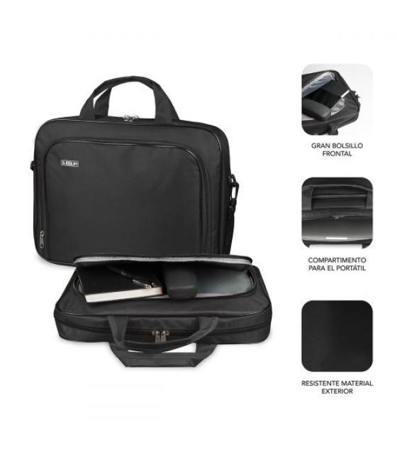 Subblim maletín ordenador oxford laptop bag 13,3"-14" black
