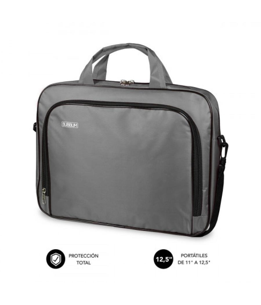 Subblim maletín ordenador oxford laptop bag 11-12,5" grey