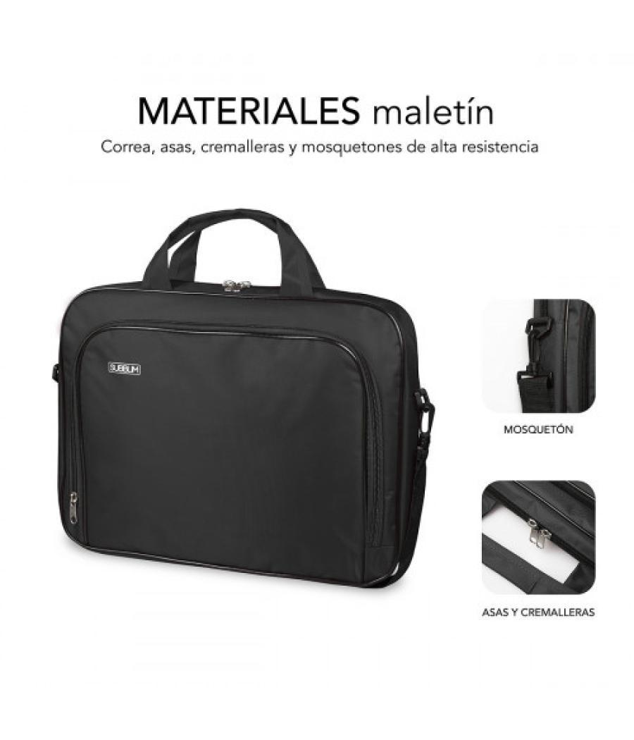 Subblim maletín ordenador oxford laptop bag 11-12,5" black