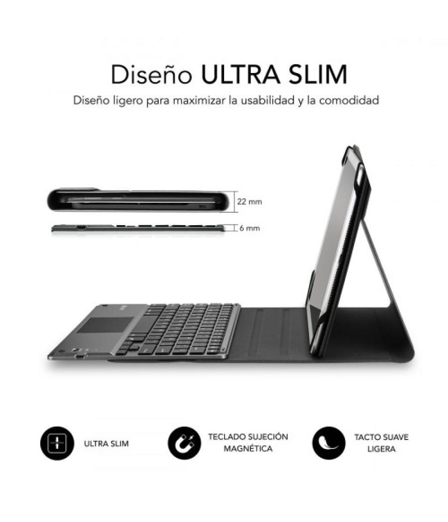 Subblim funda con teclado keytab pro bluetooth 10,1" touchpad black