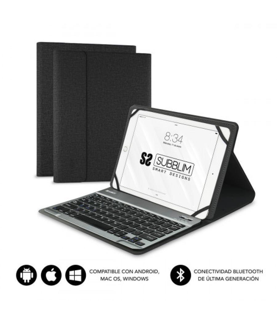 Subblim funda con teclado keytab pro bluetooth 10,1" black