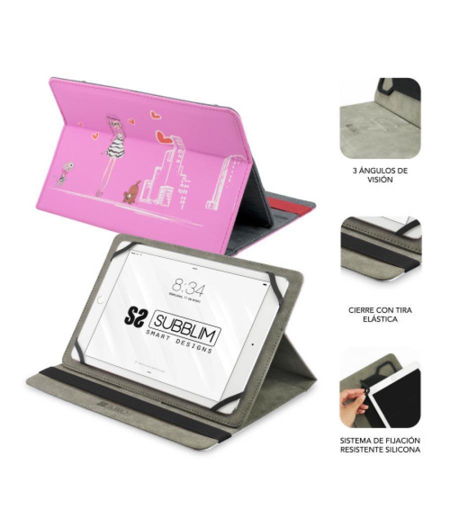 Subblim funda tablet universal trendy case fashion girls 10.1"