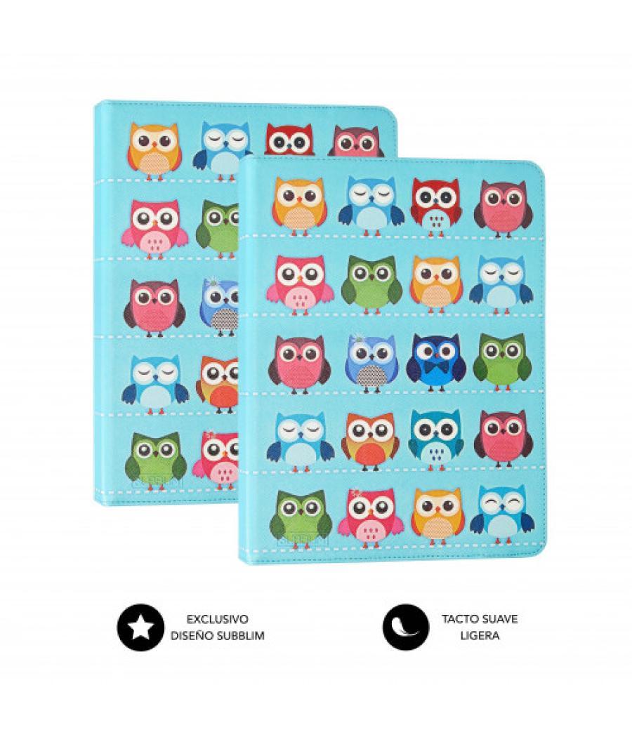 Subblim funda tablet universal trendy case owls 10.1"