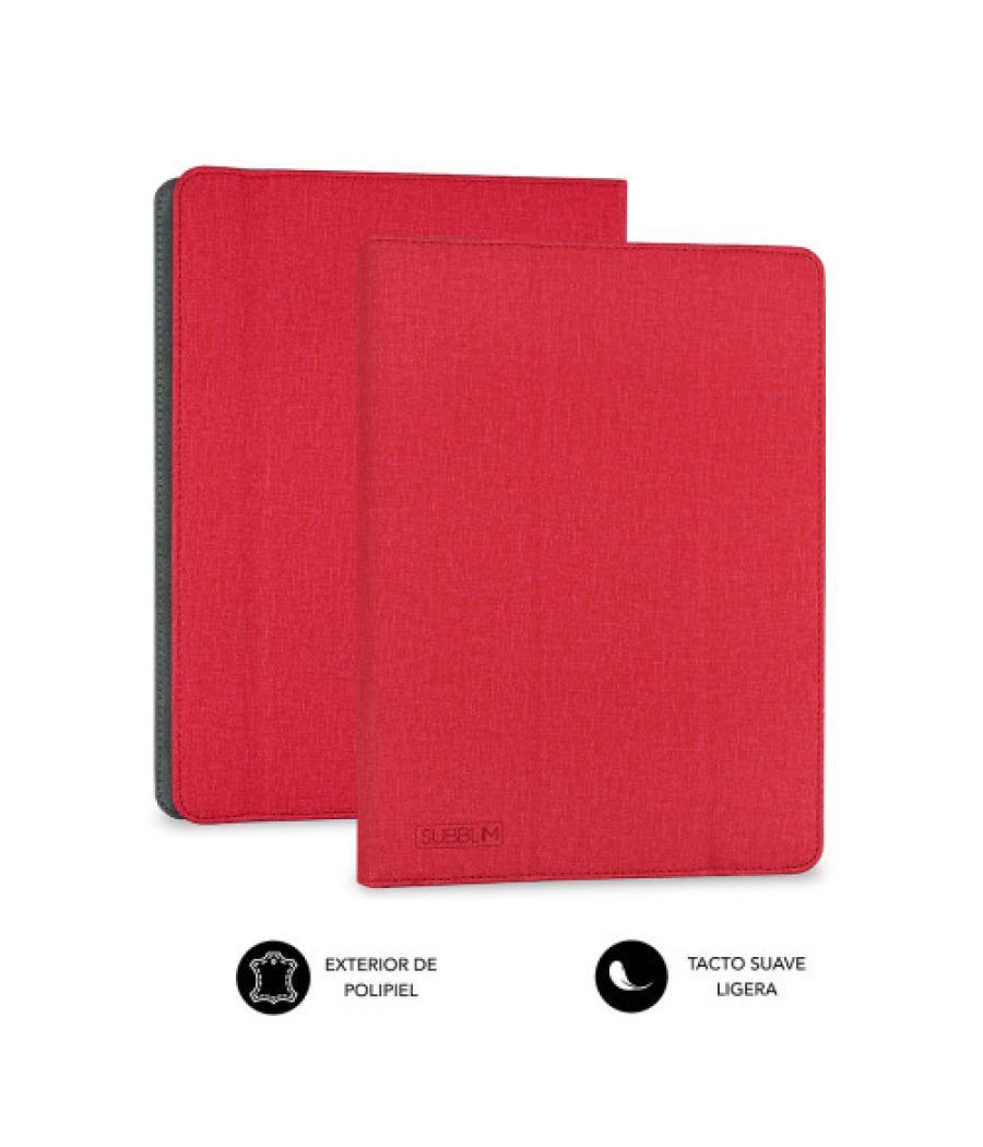 Subblim funda tablet freecam case 10,1" red
