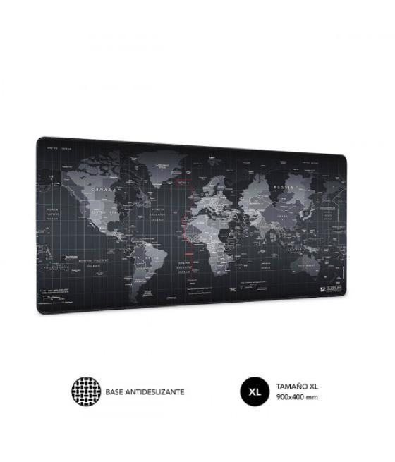 Subblim alfombrilla ratón world xl mouse pad