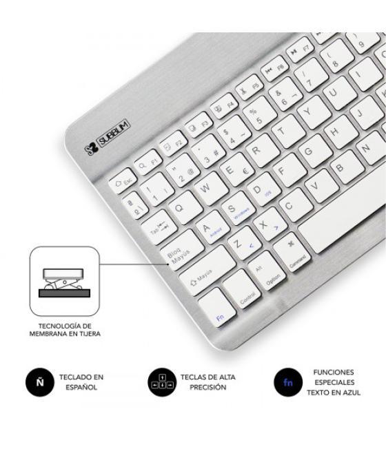 Subblim teclado bluetooth smart bt keyboard silver