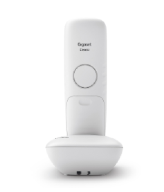 Gigaset e290 duo teléfono dect/analógico identificador de llamadas blanco