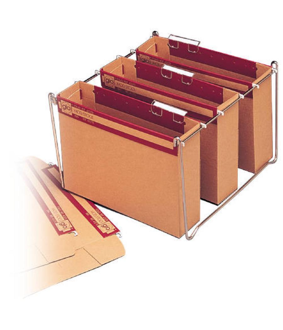Carpeta colgante cajón stock folio lomo 75 color marrón gio 400021922