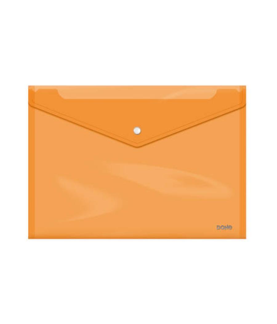 Sobres polipropileno broche naranja folio apaisado 360x255 dohe 91478