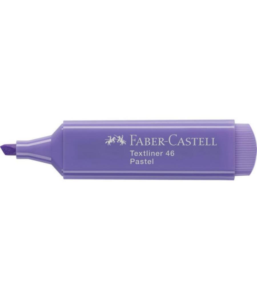 Marcador fluor textliner lila pastel faber castell 154656