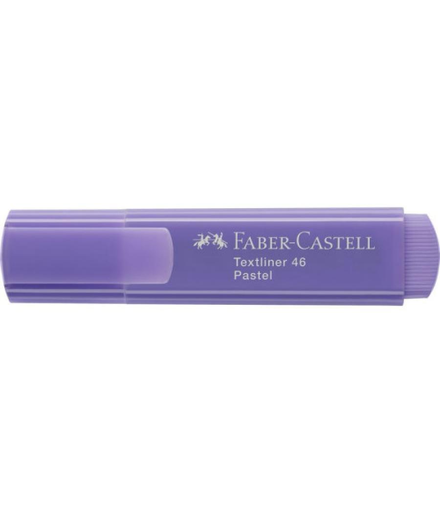 Marcador fluor textliner lila pastel faber castell 154656