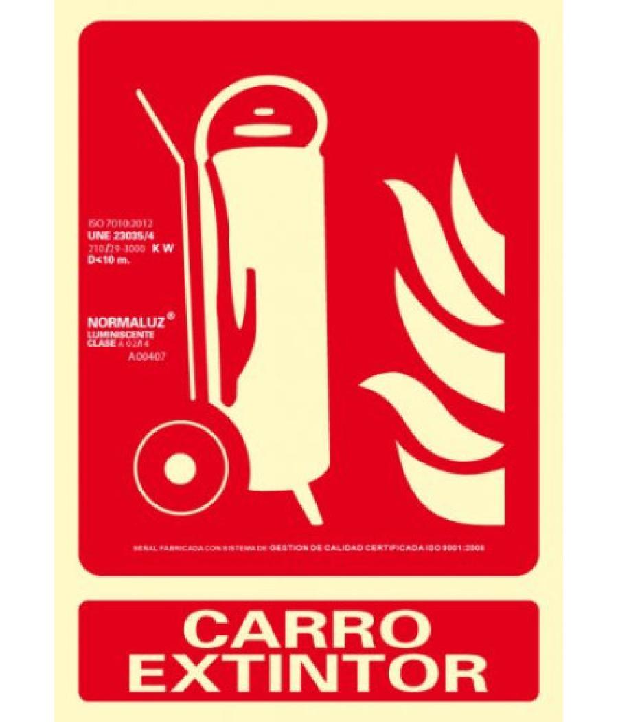 Señal "carro extintor" 210x300 pvc rojo archivo 2000 6171-02h rj