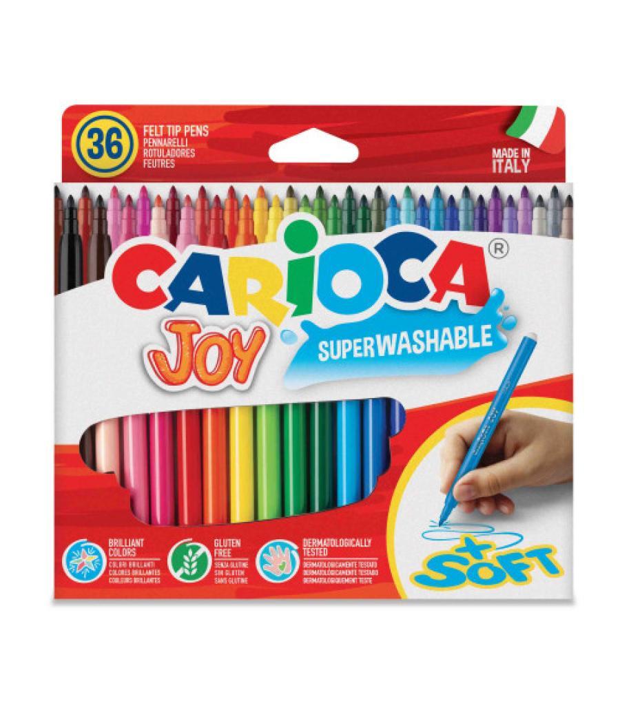 Caja 36 rotuladores colores joy carioca 40616