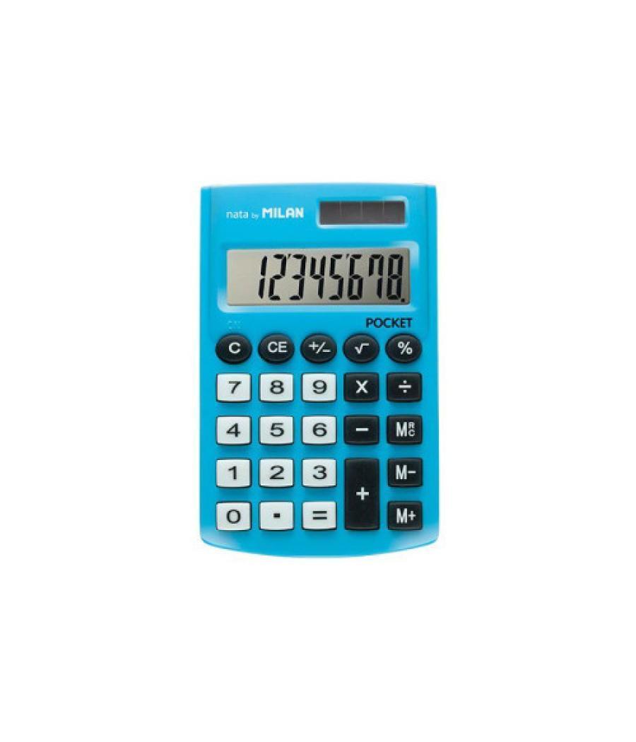 Milan 159912 calculadora bolsillo calculadora básica multicolor