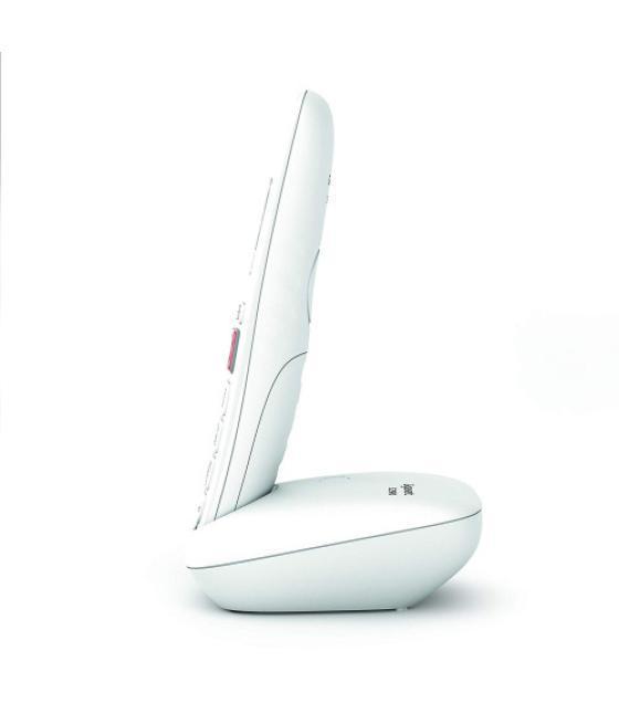 Gigaset e290 teléfono dect/analógico identificador de llamadas blanco
