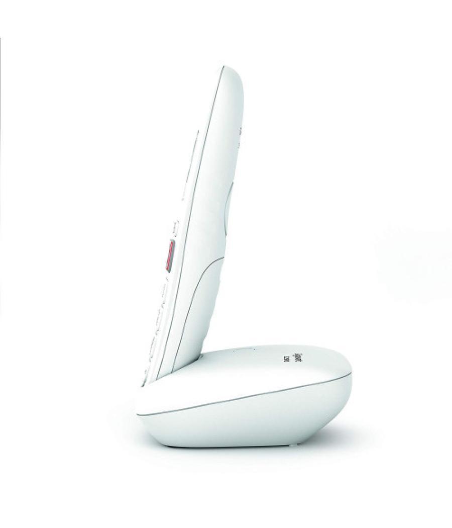 Gigaset e290 teléfono dect/analógico identificador de llamadas blanco