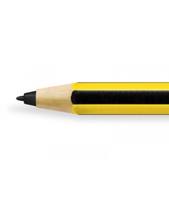 Lapiz digital stylus noris forma hexagonal 0,7 mm. amarillo/negro staedtler 180 22-1