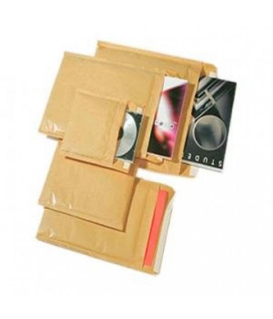 Paquete 10 uds. bolsa air bag acolchada envios especiales ak-cd kraft autoadhesivo medida interior 180x165, 9 grs. sam 146093