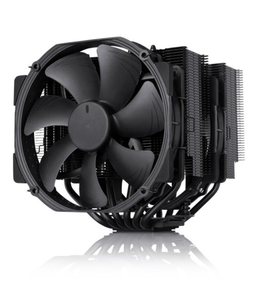 Noctua cooler cpu nh-d15 chromax.black [nh-d15 ch.bk], 6 heatpipes dual tower, 2x nf-a15 140mm fan pwm, intel lga1851, lga1700, 