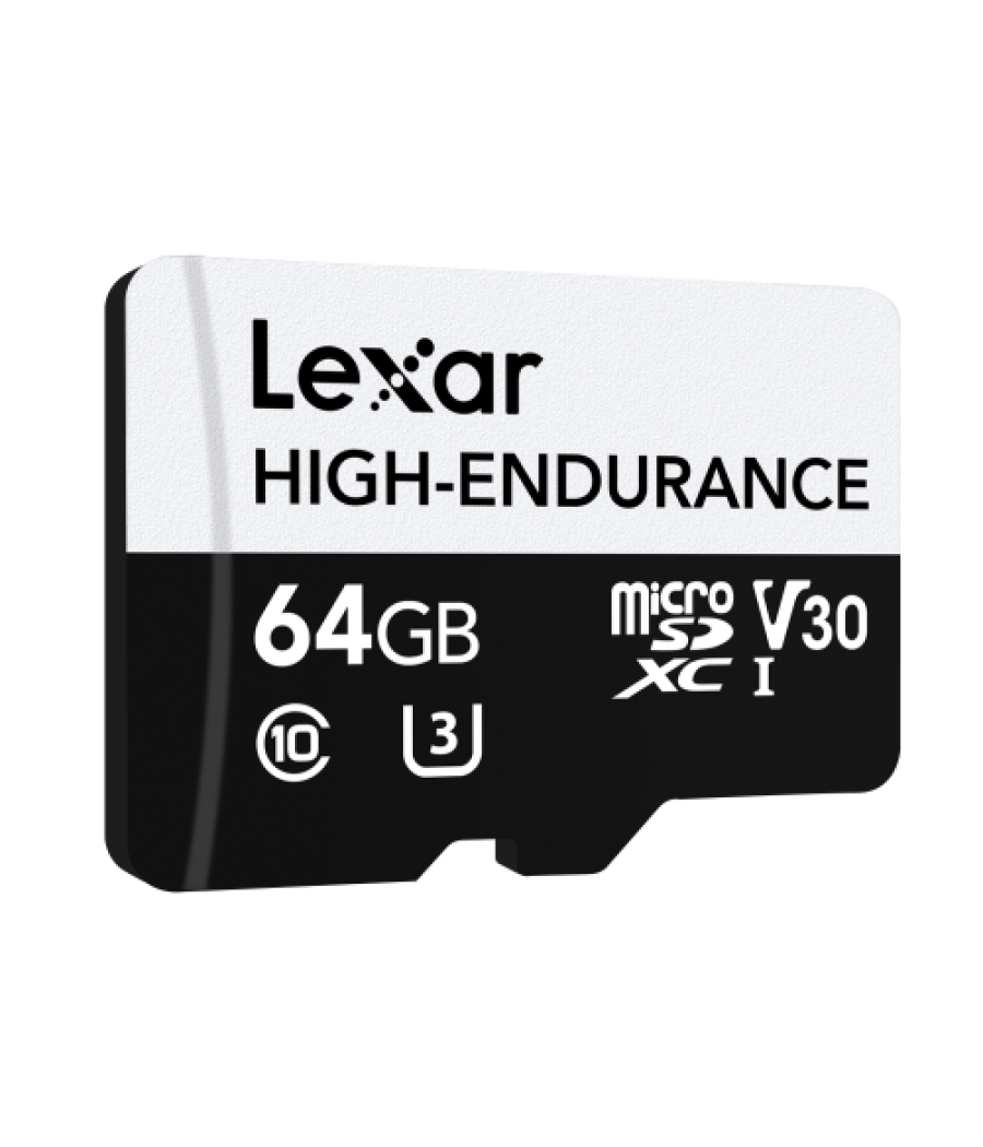 Lexar high-endurance 64 gb microsdxc uhs-i clase 10