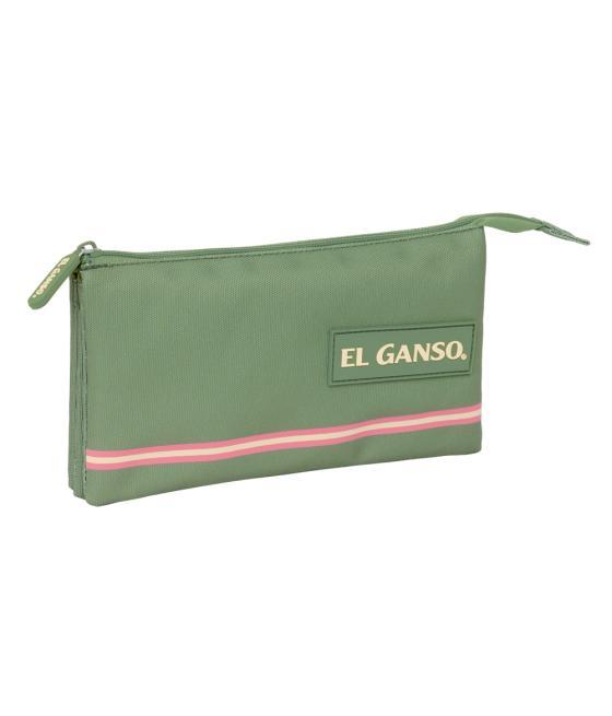 Bolso escolar portatodo safta triple el ganso basics 30x220x120 mm