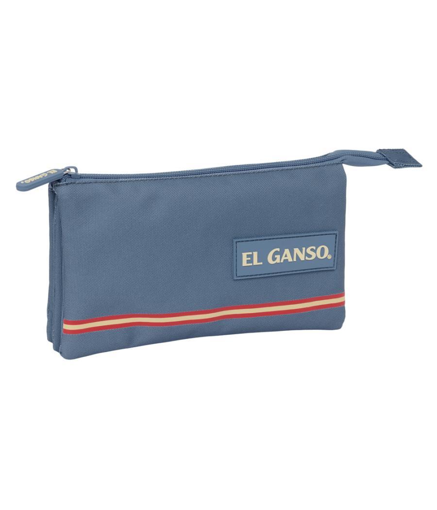 Bolso escolar portatodo safta triple el ganso basics 30x220x120 mm