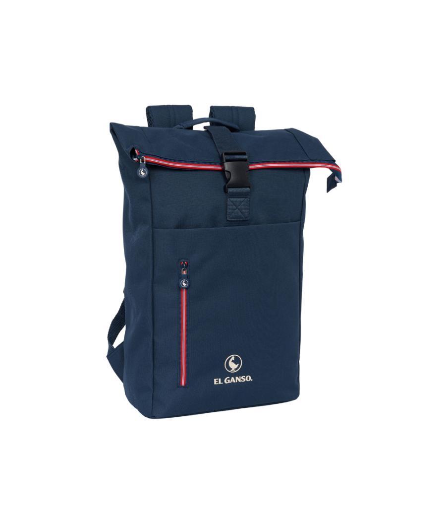 Mochila safta solapa para portatil 15,6\" el ganso classic 130x280x420 mm