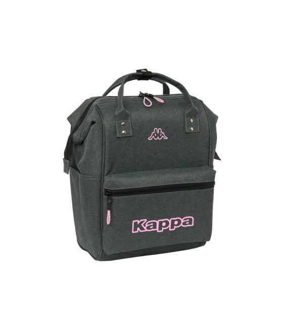 Mochila safta con asas para portatil 13\" kappa silver pink 190x270x400 mm