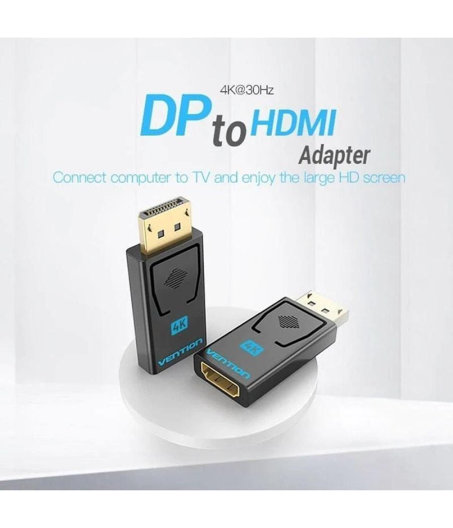 Adaptador hdmi 4k vention hbpb0/ displayport macho - hdmi hembra