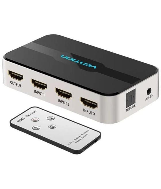 Duplicador hdmi vention afjh0/ 3xhdmi hembra - hdmi macho / 1xaudio