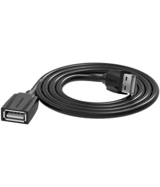 Cable alargador usb 3.0 vention vas-a45-b050/ usb macho - usb hembra/ 5gbps/ 50cm/ negro