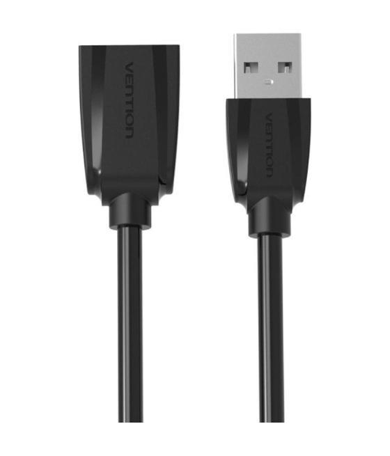 Cable alargador usb 3.0 vention vas-a45-b050/ usb macho - usb hembra/ 5gbps/ 50cm/ negro