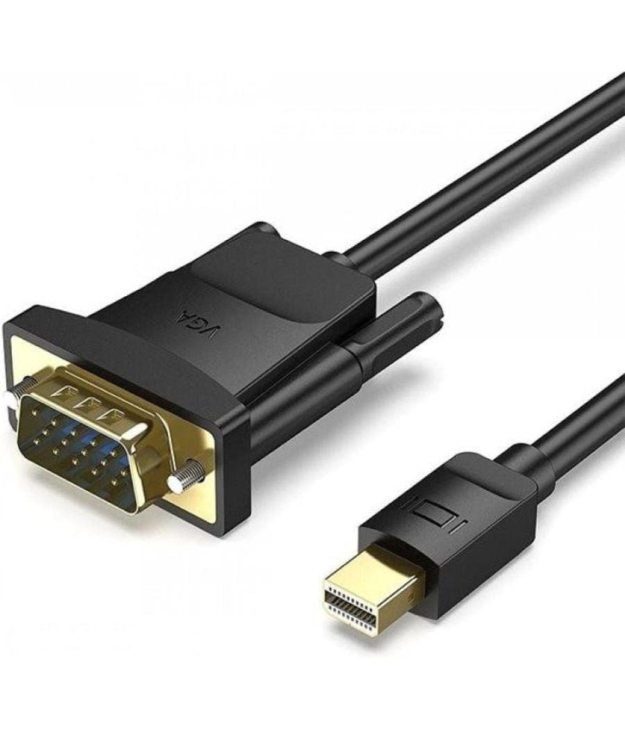 Cable conversor vention hfdbf/ mini displayport macho - vga hembra/ 1m/ negro