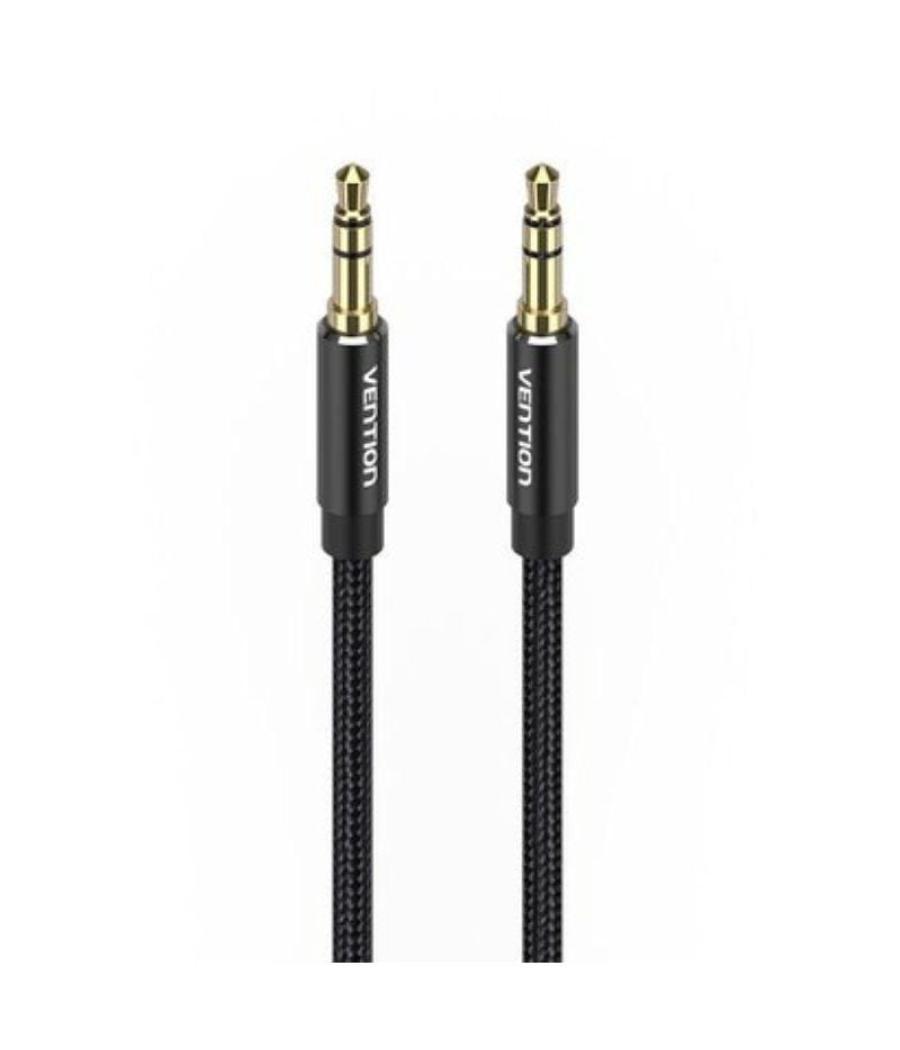 Cable estéreo vention bawbj/ jack 3.5 macho - jack 3.5 macho/ 5m/ negro