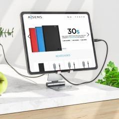 Soporte para smartphone/tablet aisens ms2pxl-092/ plata - Imagen 4