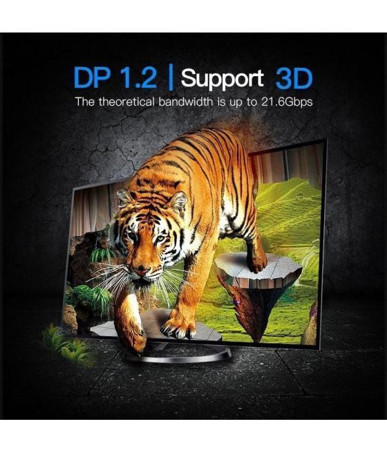 Cable conversor vention haabi/ mini displayport macho - displayport macho/ 3m/ negro