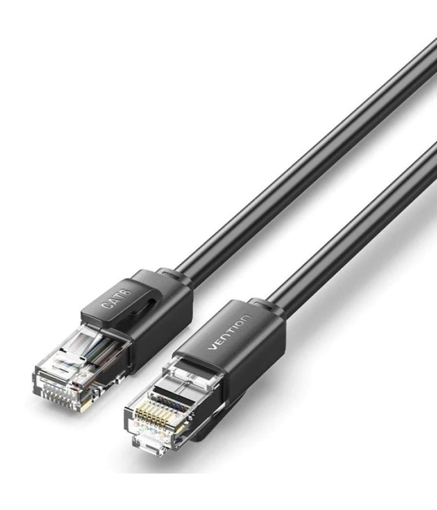 Cable de red rj45 utp vention ibrbf cat.6/ 1m/ negro