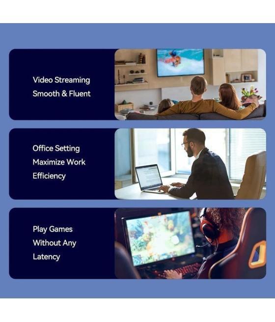 Cable de red rj45 utp vention ibrbf cat.6/ 1m/ negro