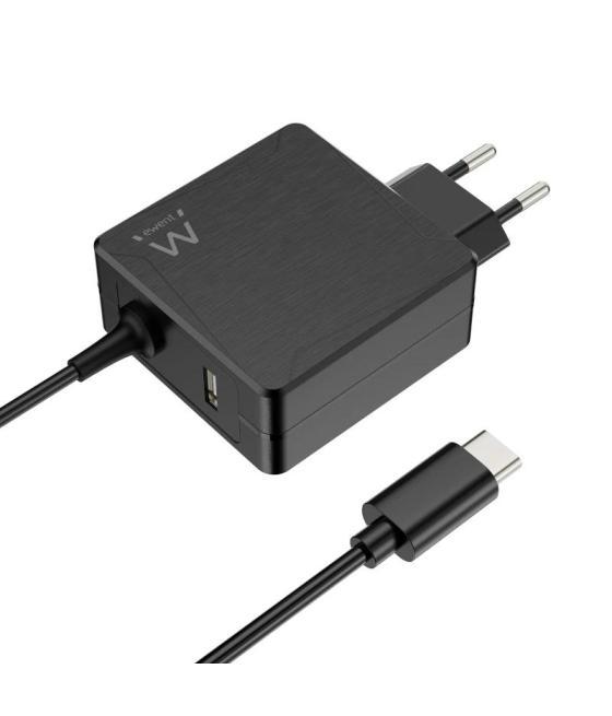 Ewent cargador usb-cpd 65w + puerto usb-a