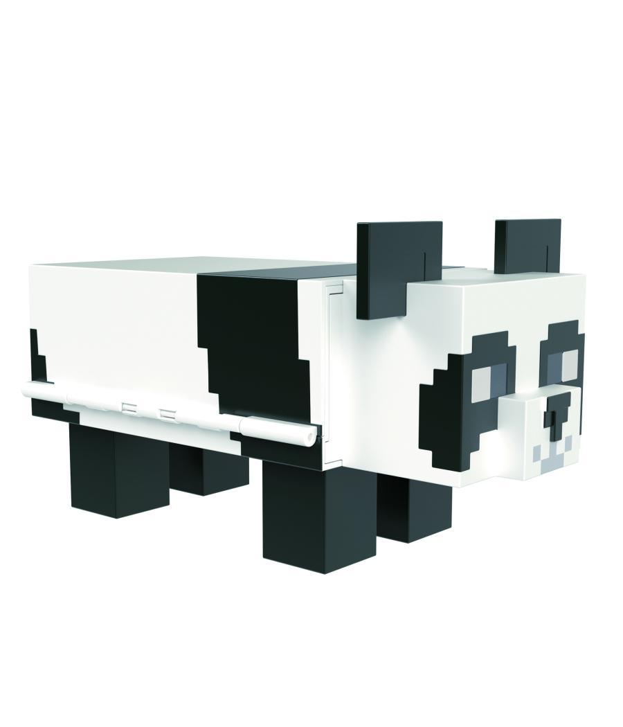 Figura mattel minecraft mob head mini panda casa de juegos