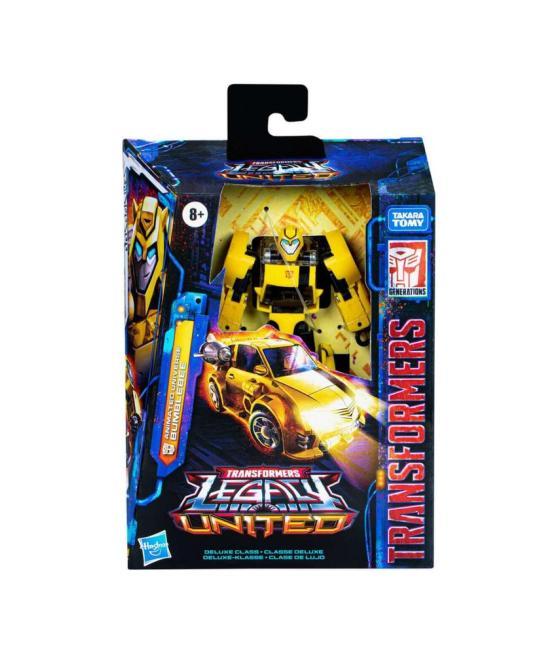 Figura hasbro transformers legaly united animated universe bumblebee