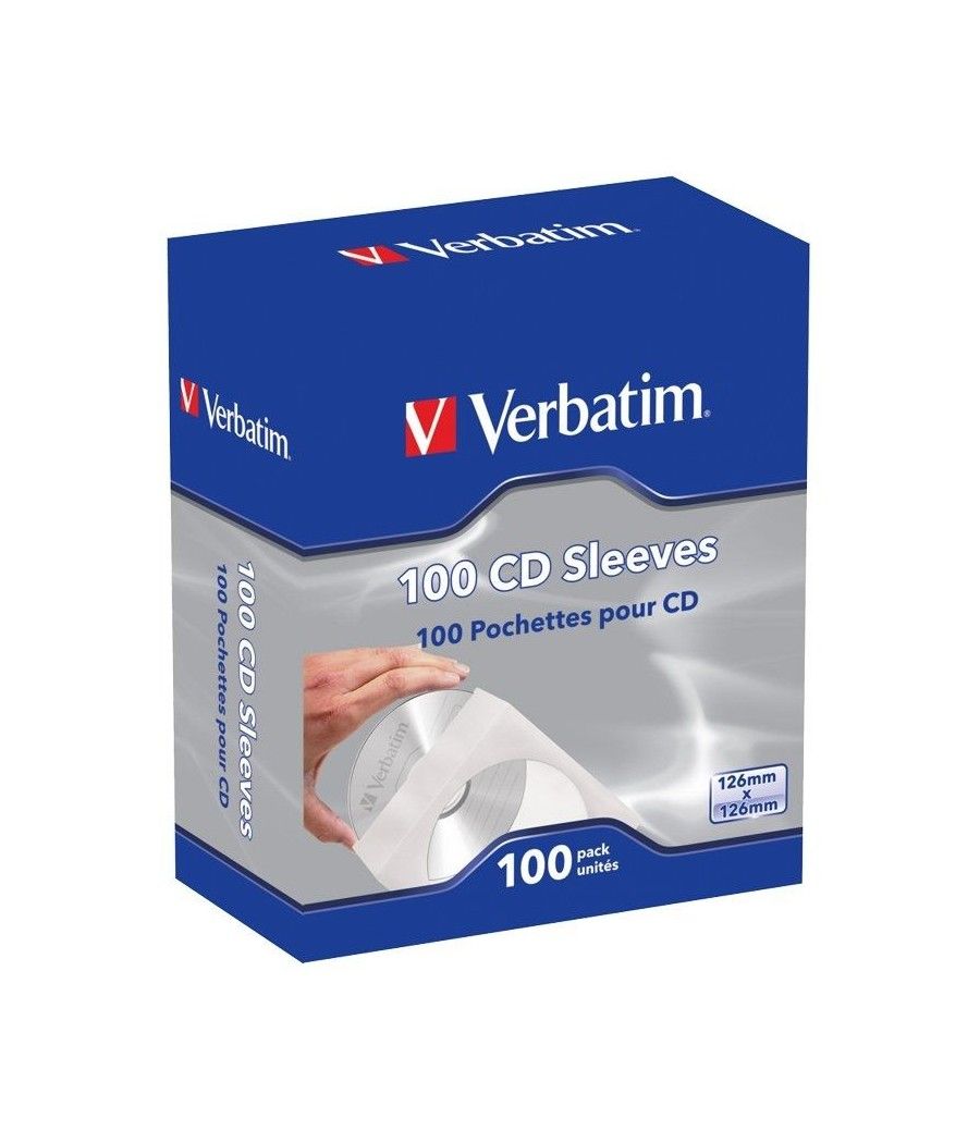 Fundas cd-r verbatim sleeves/ caja-100uds - Imagen 1