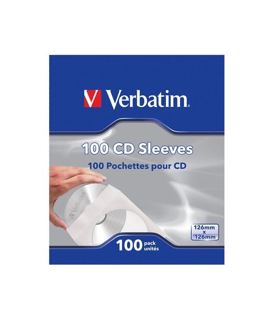 Fundas cd-r verbatim sleeves/ caja-100uds - Imagen 2
