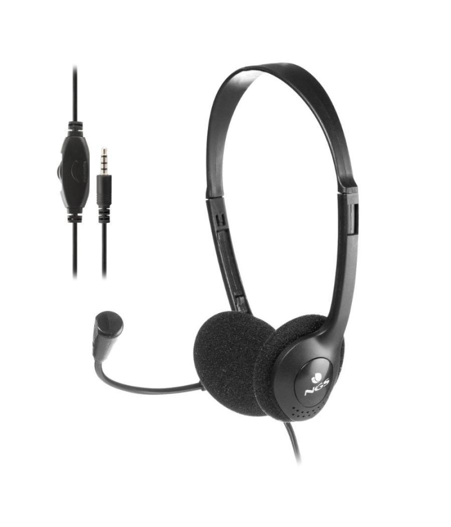 Auricular ms 103 max + control volumen negro ngs